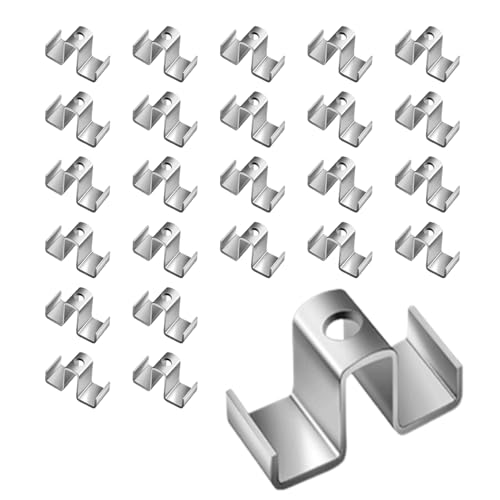 Grating Saddle Clip,25 Stück Verzinkte Robust Gitterrost Sattelschelle - Wetterbeständig Beschlag Für Brückenbelag Trittbretter Montage Laufstege Industrieböden Zwischenebenen Grating Saddle Clip,25 Stück Verzinkte Robust Gitterrost Sattelschelle - Wetterbeständig Beschlag Für Brückenbelag Trittbretter Montage Laufstege Industrieböden Zwischenebenen von Nuyhgtr