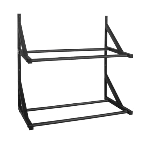 Nuyhgtr 3D-Drucker-Filament-Aufbewahrungsregal, zweilagiges, wandmontiertes Design mit platzsparendem Halter und Filament-Display-Ständer für Werkstatt, Heimgebrauch, 43 x 21 x 40 cm von Nuyhgtr