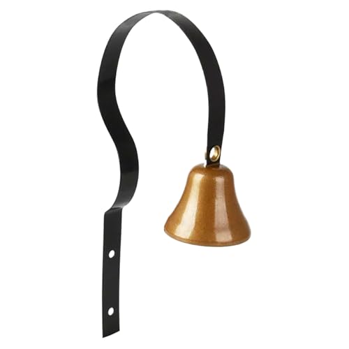Nuyhgtr Doggy Door Bell Brass Potty Bell Loud Pet Communication Tool Easy to Ring Training Accessories for Large Medium Small Dogs Indoor Outdoor Home Apartment Yard 18.0x4.0x3.0 cm von Nuyhgtr