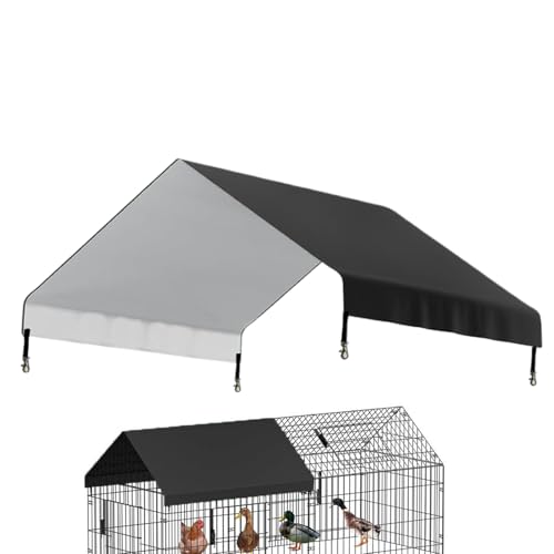 Nuyhgtr Hühnerstallabdeckung, Schatten-Ersatz für Hühnerstall, Vordach, Zubehör für Außenbereich, , Wohnung, , Hof, Terrasse, Garten draußen Nuyhgtr Hühnerstallabdeckung, Schatten-Ersatz für Hühnerstall, Vordach, Zubehör für Außenbereich, , Wohnung, , Hof, Terrasse, Garten draußen von Nuyhgtr