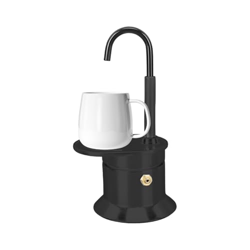 Nuyhgtr Kaffeemaschine | Kompakte Camping Kaffeekanne | Aus lebensmittelechtem Aluminium Für Küche Picknick Haus Camping Mehrfachnutzung von Nuyhgtr