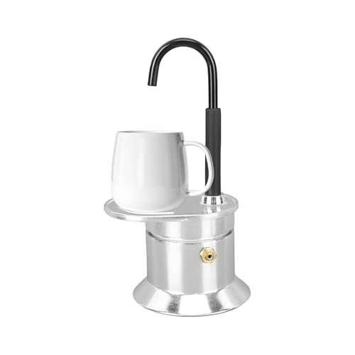 Nuyhgtr Kaffeemaschine - Kompakte Kaffeekanne,Aus lebensmittelechtem Aluminium Für Küche Picknick Haus Camping Mehrfachnutzung von Nuyhgtr