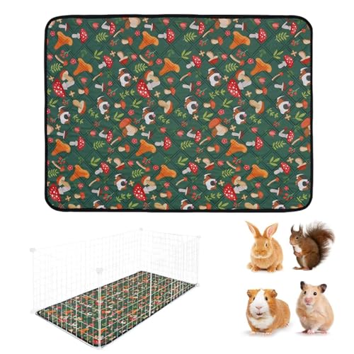 Nuyhgtr Kaninchen Käfigmatte - Waschbare Kaninchen Bodenschutzmatte - Wiederverwendbare Unterlage Als Haustierbett Schlafplatz Für Innen Außen Wohnung Garten Alltag Spielbereich von Nuyhgtr