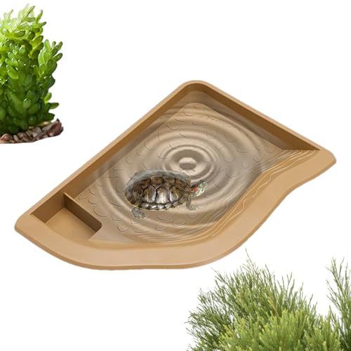 Nuyhgtr Reptilien Wasserschale | Reptilien Badebecken | Große Landschafts Teichschale Für Aquarium Bartagame Aquatische Kletternde Haustierschildkröten Schlangen Nuyhgtr Reptilien Wasserschale | Reptilien Badebecken | Große Landschafts Teichschale Für Aquarium Bartagame Aquatische Kletternde Haustierschildkröten Schlangen von Nuyhgtr