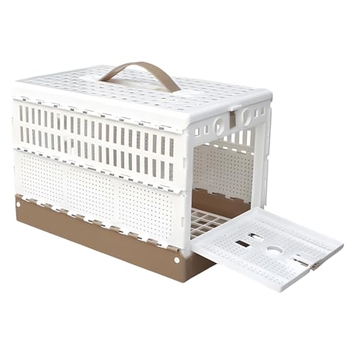 Nymphensittich Käfig | Doppelverriegelung Zusammenklappbarer Vogelkäfig,Vogel Papageientransporter Nest - Für Indoor Outdoor Transport Gartentraining Zähmung Wettbewerb von Nuyhgtr