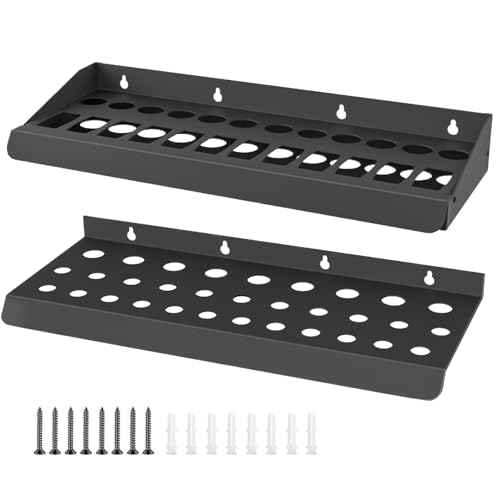 Schraubendreher-Organizer-2 Teile mit der Wand montiertem für platzsparende Lagerung, effiziente Organisation mit multifunktionalem Halter, Werkzeugständer für die Reparaturwerkstatt von Garage Schraubendreher-Organizer-2 Teile mit der Wand montiertem für platzsparende Lagerung, effiziente Organisation mit multifunktionalem Halter, Werkzeugständer für die Reparaturwerkstatt von Garage von Nuyhgtr