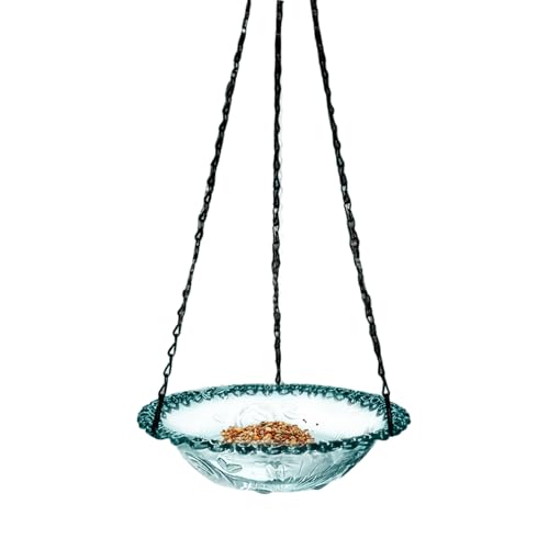 Vogelbadschale,Vogel Wasserbad | Metallhänger Dekorative Vogeltränke Zur Wildtierbeobachtung Für Garten Rasen Balkon Baum von Nuyhgtr