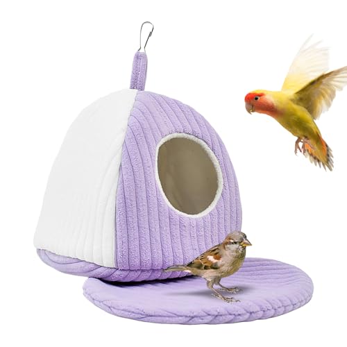 Vogelhaus Für Käfig,Winterwarmer Unterschlupf Höhle Zubehör - Weiches Nesthaus Bett,Für Innen Außen Kleine Mittel Finken Ara Nymphensittich Konure Graupapagei Vogelhaus Für Käfig,Winterwarmer Unterschlupf Höhle Zubehör - Weiches Nesthaus Bett,Für Innen Außen Kleine Mittel Finken Ara Nymphensittich Konure Graupapagei von Nuyhgtr