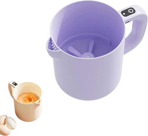 Multi-function Electric Egg Churn, 2-in-1 Whisk & Strainer, 1L Large Capacity with Built-in Filter for Eggs, Milk Powder, Sauces - Remove Tendons & Foam, Cordless Handheld Mixer Multi-function Electric Egg Churn, 2-in-1 Whisk & Strainer, 1L Large Capacity with Built-in Filter for Eggs, Milk Powder, Sauces - Remove Tendons & Foam, Cordless Handheld Mixer von Nuyiac