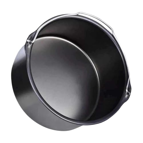Air Fryer Cake Barrel, 6.89 inches Pizza Bread Pan Fryers with Food Grade Construction for Pastries Egg Tarts Chiffon, Kitchen Cooking Gadget with Non Stick, Bakeware for Home Baking and Meal Air Fryer Cake Barrel, 6.89 inches Pizza Bread Pan Fryers with Food Grade Construction for Pastries Egg Tarts Chiffon, Kitchen Cooking Gadget with Non Stick, Bakeware for Home Baking and Meal von Nuytghr