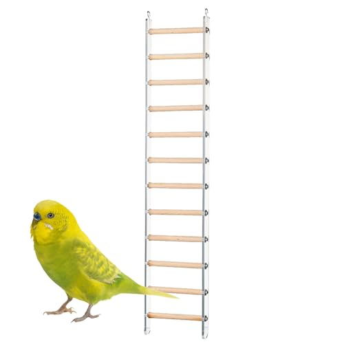 Bird Ladder, Cage Climbing Accessory, Exercise Perch Toy, Sturdy Safe Wood Design, Promotes Activity and Play, Ideal for Parakeets, Parrots, Cockatoos, Lovebirds, Small Birds Bird Ladder, Cage Climbing Accessory, Exercise Perch Toy, Sturdy Safe Wood Design, Promotes Activity and Play, Ideal for Parakeets, Parrots, Cockatoos, Lovebirds, Small Birds von Nuytghr