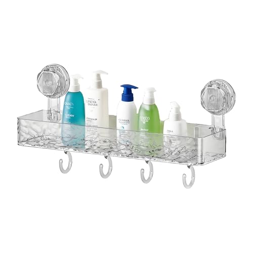 Duschregal, Wandmontage, Saugnapf- , Wandmontage, kein Bohren, Duschregale für Shampoo, Conditioner, Zahnbürste, Zahnpasta- von Nuytghr