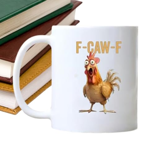 Hähnchen Tasse - Tier Motiv Keramikbecher Mit Ergonomischem Griff - Tier Tasse,Für Mutter Bauernküche Frühstück Tierliebhaber Hähnchen Tasse - Tier Motiv Keramikbecher Mit Ergonomischem Griff - Tier Tasse,Für Mutter Bauernküche Frühstück Tierliebhaber von Nuytghr
