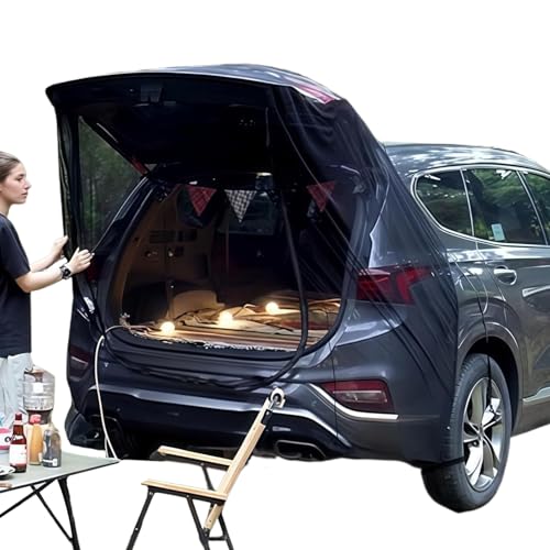 Kofferraumzelt, Van-Campingunterstand, Netz-Belüftungsmarkise, 185 x 205 cm, widerstandsfähiges Vordach, schnell aufgebaut, Schattenabdeckung für Autoreisen, und Outdoor-Reisen zwischen Kofferraumzelt, Van-Campingunterstand, Netz-Belüftungsmarkise, 185 x 205 cm, widerstandsfähiges Vordach, schnell aufgebaut, Schattenabdeckung für Autoreisen, und Outdoor-Reisen zwischen von Nuytghr