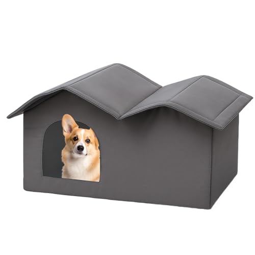 Kühlhaus für Katzen, stabiles, kühlendes Katzenhaus für den Außenbereich, abnehmbar, bequem, kühle Höhle für Kätzchen, Haustiere, heißes Wetter, Zuhause, Welpen, kleine Hunde von Nuytghr
