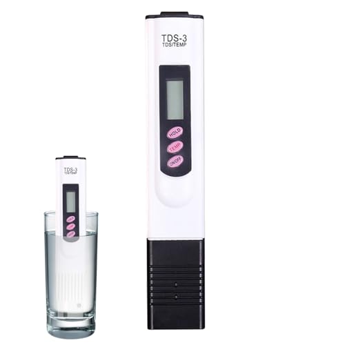 Messgerät Digitaler Wassertester - Prüfgerät für Hydroponik | 2 In 1 Multifunktions Messgerät Für Leitungswasser Hydroponik Pool Wasserqualitätsüberwachung von Nuytghr