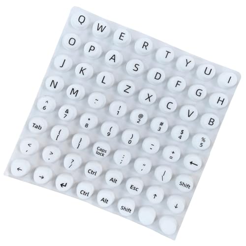 Nuytghr Bubble Keyboard Stickers, Long Nail Cover, Typing Letter Keycaps, Work Accessory Set for Enhancing Comfort During Play Game Travel Men Computer Laptop Home Use, 0.47x0.3 Inches Nuytghr Bubble Keyboard Stickers, Long Nail Cover, Typing Letter Keycaps, Work Accessory Set for Enhancing Comfort During Play Game Travel Men Computer Laptop Home Use, 0.47x0.3 Inches von Nuytghr