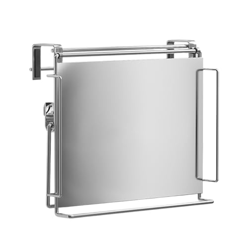 Nuytghr Faltbarer Schranktür-Organizer, Edelstahl-Küchenregal, verstellbares Tischdesign, 30 x 28 x 5 cm, platzsparender kompakter Organizer, tragbares Multifunktionswerkzeug für den Heimgebrauch Nuytghr Faltbarer Schranktür-Organizer, Edelstahl-Küchenregal, verstellbares Tischdesign, 30 x 28 x 5 cm, platzsparender kompakter Organizer, tragbares Multifunktionswerkzeug für den Heimgebrauch von Nuytghr