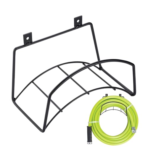 Nuytghr Gartenschlauchhalter, Metall-Schlauch-Organizer-Aufhänger, rostfreies, platzsparendes Rohr-Aufbewahrungsregal für den Außenbereich, langlebige Wandlösung, Garage, Pool und Hof-Organisation Nuytghr Gartenschlauchhalter, Metall-Schlauch-Organizer-Aufhänger, rostfreies, platzsparendes Rohr-Aufbewahrungsregal für den Außenbereich, langlebige Wandlösung, Garage, Pool und Hof-Organisation von Nuytghr