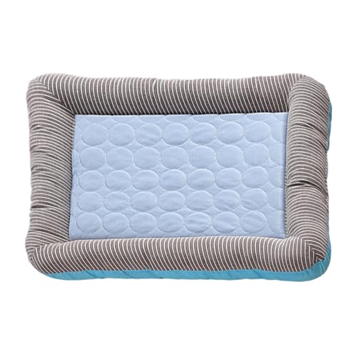 Nuytghr Kühlmatte für Hunde, Eisseide, 75 x 57 cm, verschleißfestes Kühlbett, weiches Schlafkissen für mittelgroße Katzen, Hamster, Kaninchen, Welpen und kleine Tiere im Innenbereich Nuytghr Kühlmatte für Hunde, Eisseide, 75 x 57 cm, verschleißfestes Kühlbett, weiches Schlafkissen für mittelgroße Katzen, Hamster, Kaninchen, Welpen und kleine Tiere im Innenbereich von Nuytghr