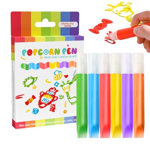 Nuytghr Malstifte, magische 3D-Zeichenmarker, waschbares Kunstzubehör für Kinder, Blasen-Effekt-Farbstift-Set, 13,7 x 9 x 1,5 cm, sichere kreative Bastelwerkzeuge, für und Mädchen Nuytghr Malstifte, magische 3D-Zeichenmarker, waschbares Kunstzubehör für Kinder, Blasen-Effekt-Farbstift-Set, 13,7 x 9 x 1,5 cm, sichere kreative Bastelwerkzeuge, für und Mädchen von Nuytghr