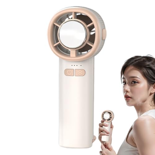 Nuytghr Personal Fan - 3 Geschwindigkeiten Camping Ventilator,wiederaufladbarer Luftkreisläfer für Auto Büro Outdoor Fitness Reise Frauen Sport Camping Männer Zuhause von Nuytghr