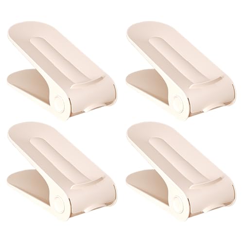 Nuytghr Schuhschlitz-Organizer, verstellbares Doppellagiges, 4-teiliges platzsparendes Set, 27,7 cm, kompaktes Aufbewahrungsregal für Schrank, Garage, Eingang, Boden, Wand von Nuytghr