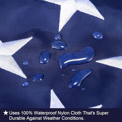 Outdoor Fahnen - Nationalflagge | Gestickte Sterne Deko Für Haus Schule Rasen - Garten Vorgarten Weihnachten Geburtstag von Nuytghr