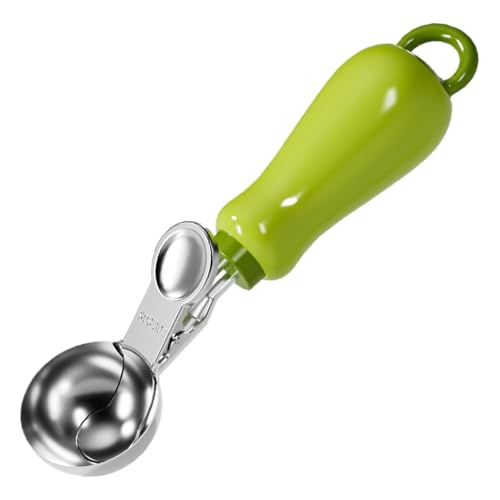 Reboundable Ice Cream Scoops with Hangable Design, Versatile Cookie Scoop Kitchen Gadget Baking, Ideal Dispenser Tool for Daily Use in Restaurants, Bakeries, and Family Gatherings von Nuytghr