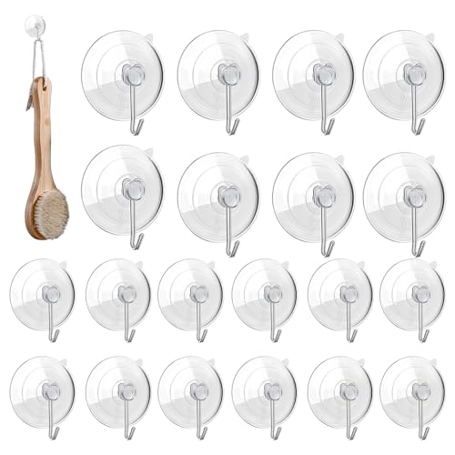Saugnapfhaken, transparente Dusch-Saugnapfhaken, Bademantel-Handtuchaufhänger für Wand, Schreibtisch, Badezimmer, Camping, Fliesen, Auto, WC, Outdoor, Zuhause, -Türen Saugnapfhaken, transparente Dusch-Saugnapfhaken, Bademantel-Handtuchaufhänger für Wand, Schreibtisch, Badezimmer, Camping, Fliesen, Auto, WC, Outdoor, Zuhause, -Türen von Nuytghr