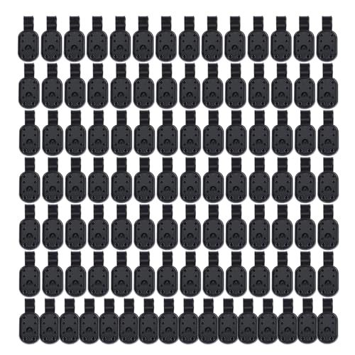 Shade Cloth Clips, Net Fixing Clamps, Greenhouse Accessory Set, 4.13x0.98 Inches, 100 Fasteners for Sunshade Mesh, Garden Bird Netting Plant Cover Installation Outdoor Use von Nuytghr