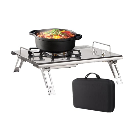 Tragbarer Kocher - Outdoor Klappbarer Campingkocher Zum Kochen,Zubehör Für Grillen Picknick Angeln Garten Party Campingausrüstung von Nuytghr