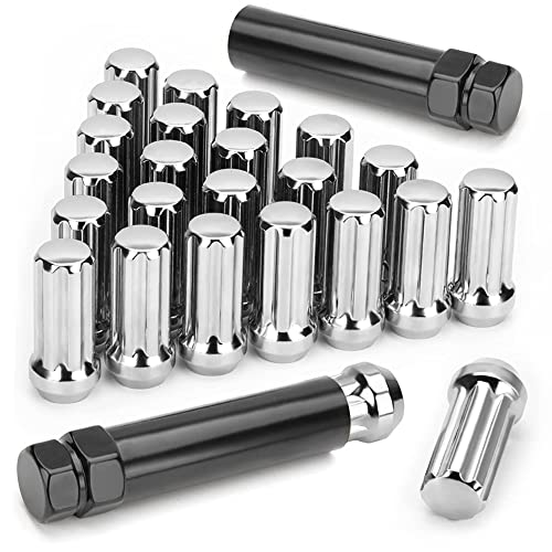 Nvanvmm M14X1.5 Radmuttern, 24 StüCk 14Mmx1.5 7 Spline Drive Ahle Eichelkegel Radmuttern 2 Schwarz mit 2 SteckschlüSseln Nvanvmm M14X1.5 Radmuttern, 24 StüCk 14Mmx1.5 7 Spline Drive Ahle Eichelkegel Radmuttern 2 Schwarz mit 2 SteckschlüSseln von Nvanvmm