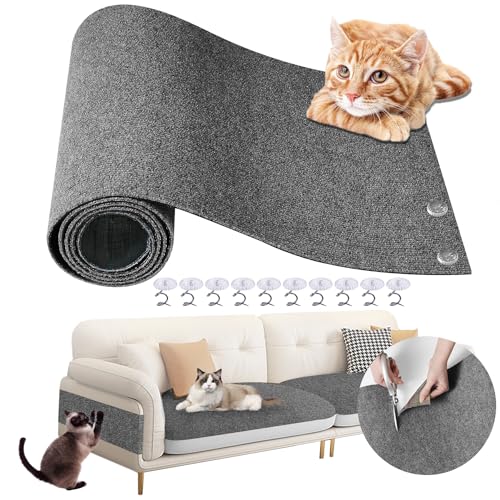 Kratzschutzmatte für Katzen, selbstklebend, zuschneidbar, schützt vor Krallen, 199,9 x 40,1 cm Kratzschutzmatte für Katzen, selbstklebend, zuschneidbar, schützt vor Krallen, 199,9 x 40,1 cm von Nvifco