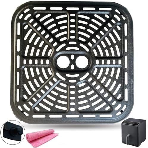 Nvkwca 6,8 QT Air Fryer Rack für Cosori Pro III Dual Blaze Air Fritteuse, verbesserte Air Fryer Tray Grill Crisper Plate Pan Insert Grate Grid Shelf für 6,8 QT Cosori Air Fritteuse, von Nvkwca