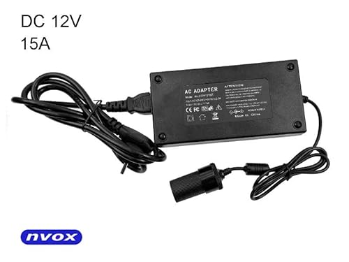 Nvox Stabilisiertes Netzteil mit Sockel, 18 V, 2 V, 15 A12 V von Nvox