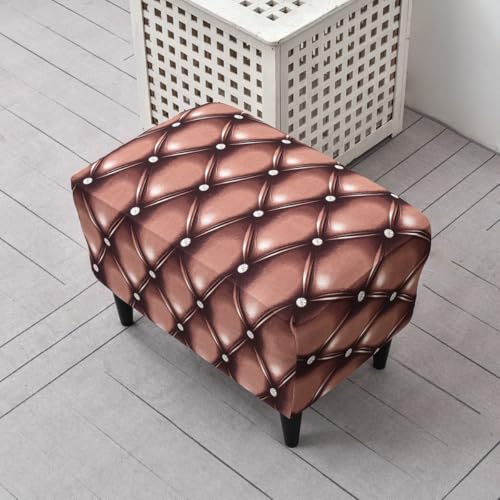 Nvzi Rechteckige Stretch-Fußstützen-Hockerbezüge mit rutschfester elastischer Unterseite, 39,9 x 60,9 cm, A34 Nvzi Rechteckige Stretch-Fußstützen-Hockerbezüge mit rutschfester elastischer Unterseite, 39,9 x 60,9 cm, A34 von Nvzi