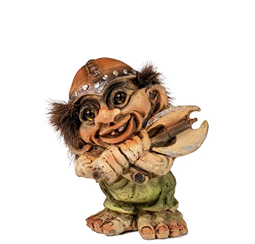 Ny Form ORIGINAL NORWEGISCHE TROLLE * Troll mit Zertifikat 206 Wikinger Axt* 11cm, Beige, Einheitsgröße, 840206 Ny Form ORIGINAL NORWEGISCHE TROLLE * Troll mit Zertifikat 206 Wikinger Axt* 11cm, Beige, Einheitsgröße, 840206 von Ny Form