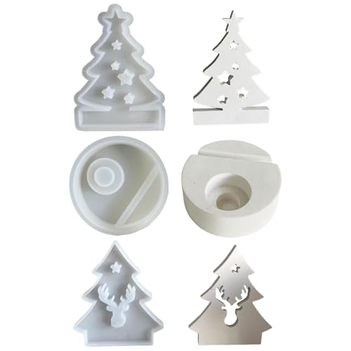 3 Stücks Silikonformen Gießformen Kerzenhalter Weihnachtsbaumform Silikon Weihnachtsbaumform Silikon Weihnachtsbaumform Weihnachten Silikonform Seifenform 3 Stücks Silikonformen Gießformen Kerzenhalter Weihnachtsbaumform Silikon Weihnachtsbaumform Silikon Weihnachtsbaumform Weihnachten Silikonform Seifenform von Nybhyjka