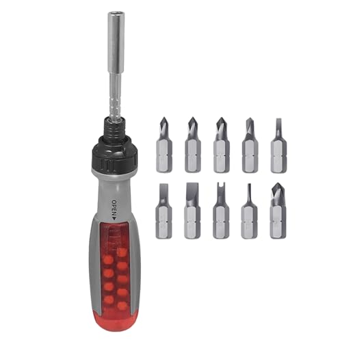 Nybhyjka Schraubendreher-Ratschen-Set – Ratschen-Schraubendreher-Set – Multi-Winkel-Anti-Rutsch-Gummigriff-Werkzeuge für Wartung, Montage, Fahrradreparatur, Industriemaschinen, Heimprojekt Nybhyjka Schraubendreher-Ratschen-Set – Ratschen-Schraubendreher-Set – Multi-Winkel-Anti-Rutsch-Gummigriff-Werkzeuge für Wartung, Montage, Fahrradreparatur, Industriemaschinen, Heimprojekt von Nybhyjka