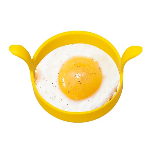 Nybhyjka Silikon-Eierringe, runde Spiegeleiformen, Antihaft-Silikon-Pfannkuchenformer, hitzebeständige Küchenhelfer zum Frühstückskochen von Nybhyjka