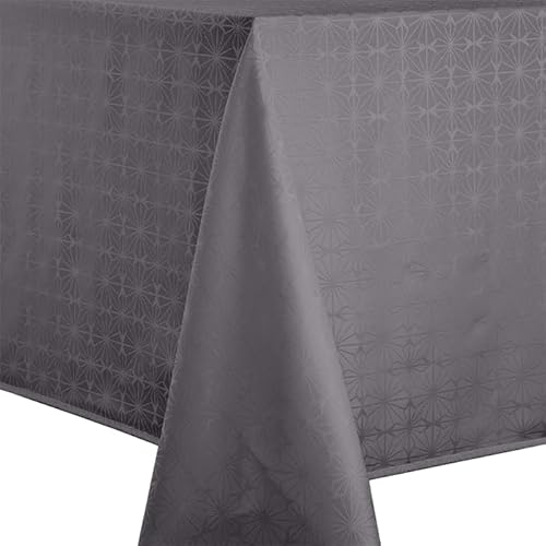 Tischdecke Damast strapazierfähig oval 160x240 cm Venezia von Nydel