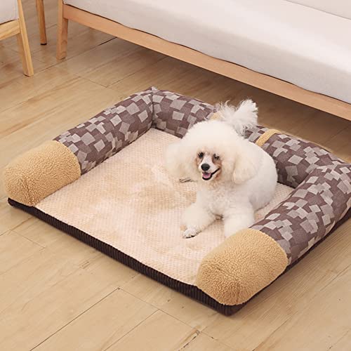 Nyescasa Hundesofa waschbar, orthopädisch rutschfest Sofaschutz, Warm Hundebett für große u. mittelgroße Hunde, Kofferraumschutz, Hundekissen mit 3 Abnehmbarer Lehne, Kaffee Größe M (70 x 55 x 15 cm) Nyescasa Hundesofa waschbar, orthopädisch rutschfest Sofaschutz, Warm Hundebett für große u. mittelgroße Hunde, Kofferraumschutz, Hundekissen mit 3 Abnehmbarer Lehne, Kaffee Größe M (70 x 55 x 15 cm) von Nyescasa