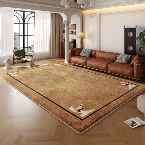 Nyescasa Kurzflor Teppich Dackel Hundemuster Braun Wohnzimmer Teppich rutschfest für Wohnzimmer Schlafzimmer Esszimmer Flur Kinder Mädchen Jungen Rechtecki Braun 140x200cm Nyescasa Kurzflor Teppich Dackel Hundemuster Braun Wohnzimmer Teppich rutschfest für Wohnzimmer Schlafzimmer Esszimmer Flur Kinder Mädchen Jungen Rechtecki Braun 140x200cm von Nyescasa