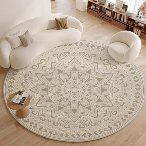 Nyescasa Runder Teppich Boho Tribal Teppich Waschbar Kurzflor Teppich Vintage Bohemian Teppich Wohnzimmer Rund 140cm Weiche Flauschig Modern Teppich für Schlafzimmer Wohnzimmer Esszimmer Kinderzimmer Nyescasa Runder Teppich Boho Tribal Teppich Waschbar Kurzflor Teppich Vintage Bohemian Teppich Wohnzimmer Rund 140cm Weiche Flauschig Modern Teppich für Schlafzimmer Wohnzimmer Esszimmer Kinderzimmer von Nyescasa
