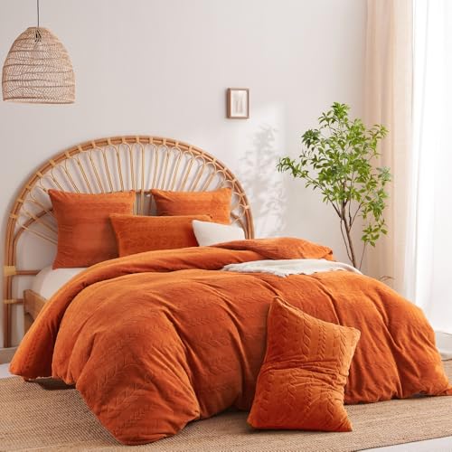 Nyescasa Winter Plüsch Bettwäsche 200x220 Biber Coral Fleece Flanell Karamell Wendebettwäsche Flauschige Teddy Cashmere Touch Bettbezug mit Reißverschluss und 2 Kissenbezug 80x80cm Warme Deckenbezug von Nyescasa