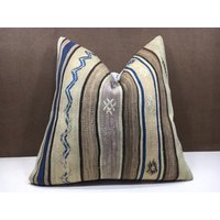 Vintage Kilim Kissenbezug, Boho Deko, 20x20 Vintage Kilim Kissenbezug, Boho Deko, 20x20 von Nylakilimrug