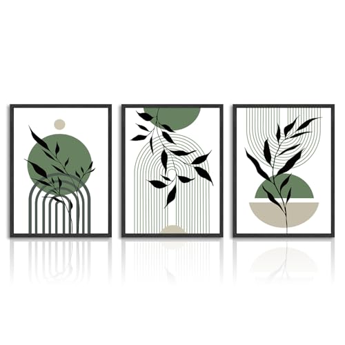 NymphFable A3 ungerahmt Boho Leinwand Wandposter Salbeigrün Geometrische Liniendrucke, abstrakte minimalistische Wanddekoration Poster für Schlafzimmer Wohnzimmer 3er Set NymphFable A3 ungerahmt Boho Leinwand Wandposter Salbeigrün Geometrische Liniendrucke, abstrakte minimalistische Wanddekoration Poster für Schlafzimmer Wohnzimmer 3er Set von NymphFable