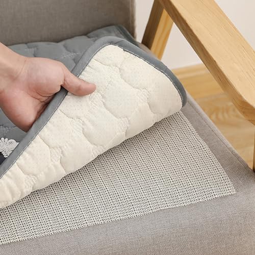 Teppich 28x79in Cuttable Grip Matte PVC Atmungsaktives Anti-Schlupf-Matten Nicht-kluge Nicht-Schlupf-Pads für Teppichblatt Sitzkissen, großer Teppich von Nyutcwe