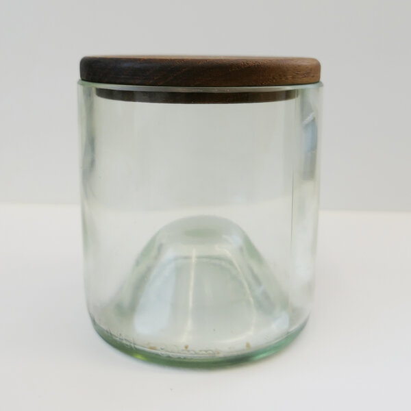 Nyuzi Blackwhite Upcycling glas | Aufbewahrungsglas, Trinkglas - recycelter Weinflasche von Nyuzi Blackwhite